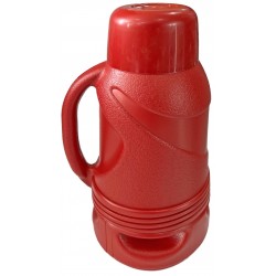 Θερμός πλαστικός Invicta 500ml κόκκινο 90033 ΚΩΔ.12387